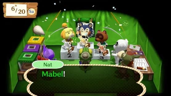 Animal Crossing: Amiibo Festival — Screenshoty