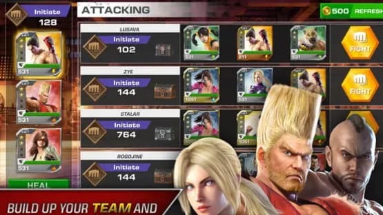 Tekken Mobile — Screenshoty