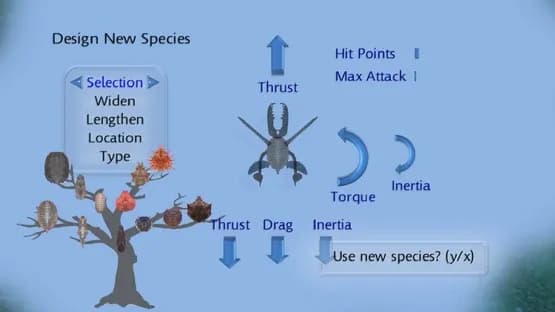 Evolution II: Fighting for Survival — Screenshoty