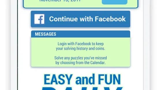 Daily POP Crosswords — Screenshoty