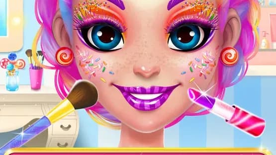 Candy Makeup Beauty Game — Screenshoty