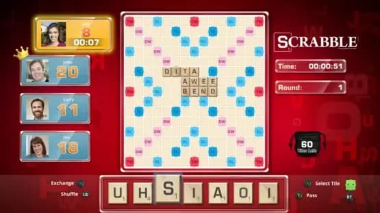 Scrabble — Screenshoty