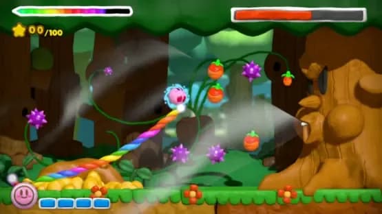Kirby and the Rainbow Curse — Screenshoty