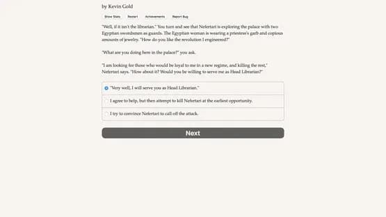Choice of Alexandria — Screenshots
