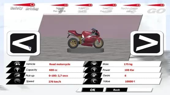 Safety Driving Simulator: Motorbike — Screenshots