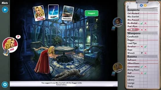 Clue/Cluedo: Classic — Screenshoty