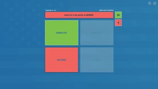 The 50 States Quiz — Screenshots
