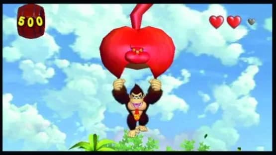 Donkey Kong Jungle Beat — Screenshoty