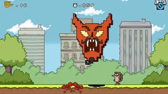 Regular Show: Mordecai and Rigby in 8-Bit Land — Screenshoty