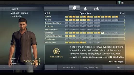Alpha Protocol — Screenshoty