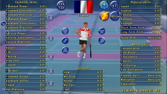 Tennis Elbow Manager — Screenshots