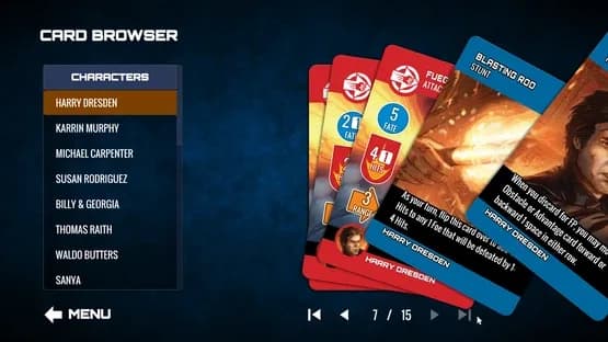 Dresden Files Cooperative Card Game — Screenshoty