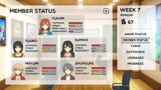 Anime Studio Simulator — Screenshots