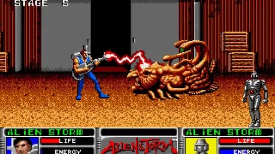 Alien Storm — Screenshoty
