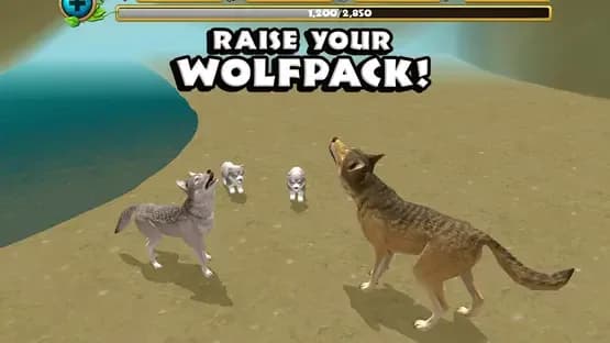 Wildlife Simulator: Wolf — Screenshoty