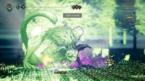 Octopath Traveler — Screenshoty