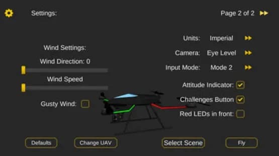 QuadcopterFx Simulator — Screenshoty