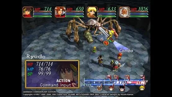Grandia II HD Remaster — Screenshoty