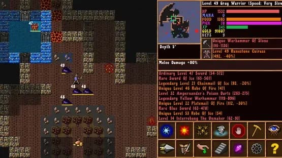 The Curse of Yendor — Screenshoty