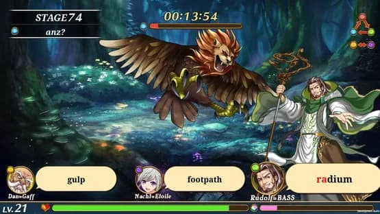 Valiant Knights: Typing Battle — Screenshoty