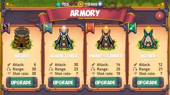 Tower Defense - Fantasy Tower Game — Screenshots