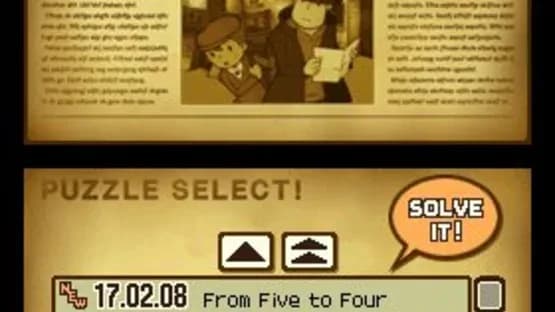 Professor Layton and the Curious Village — Screenshoty