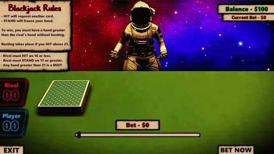 Blackjack In Space — Screenshots