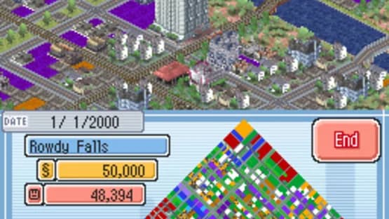SimCity DS — Screenshoty