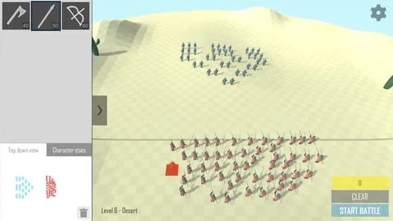 Battle Simulator — Screenshoty
