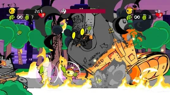 Alien Hominid — Screenshoty