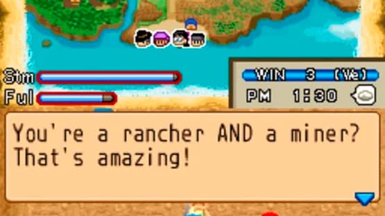 Harvest Moon DS: Island of Happiness — Screenshoty