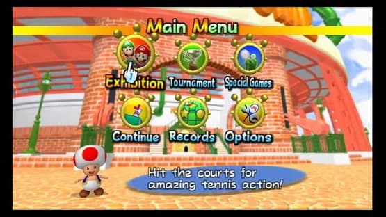 Mario Power Tennis — Screenshots