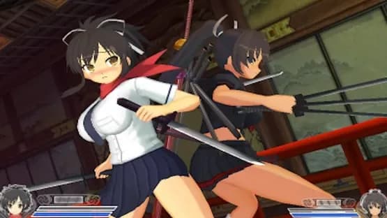 Senran Kagura 2: Deep Crimson — Screenshoty