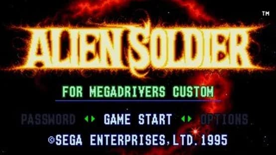 Alien Soldier — Screenshoty