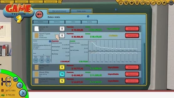 Game Tycoon 2 — Screenshots