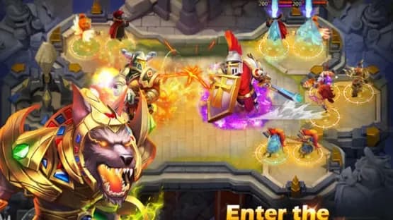 Castle Clash: Brave Squads — Screenshoty