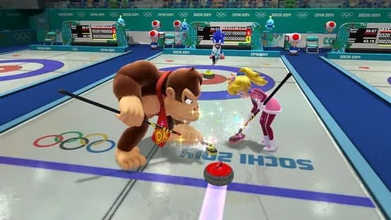 Mario & Sonic at the Sochi 2014 Olympic Winter Games — Screenshoty