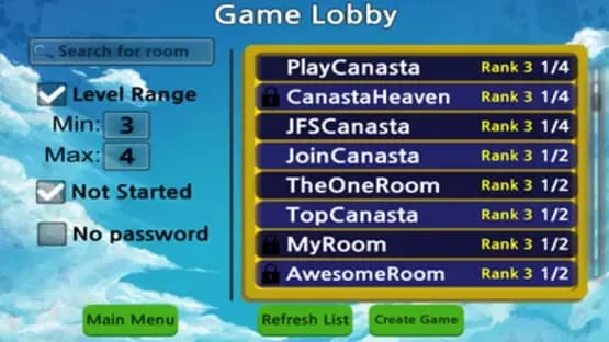 Canasta Junction — Screenshoty
