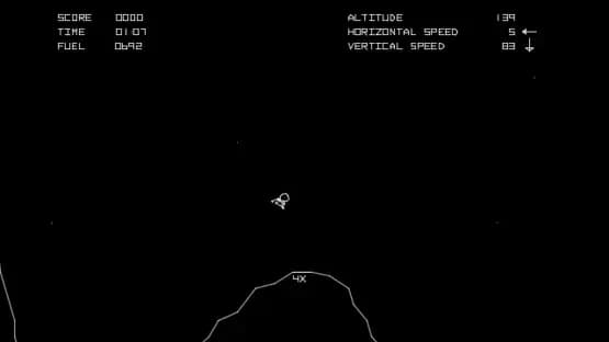 Lunar Lander — Screenshoty