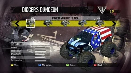 Monster Jam: Path of Destruction — Screenshoty