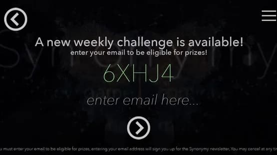 Synonymy — Screenshoty