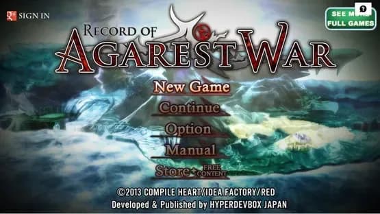 Record of Agarest War — Screenshoty