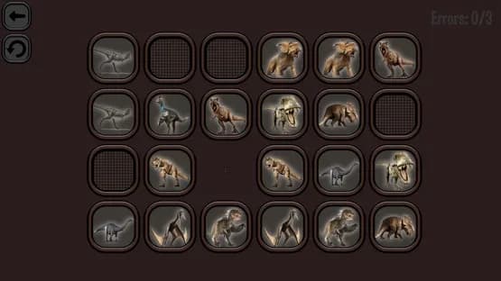 Animals Memory: Dinosaurs — Screenshoty