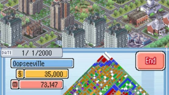 SimCity DS — Screenshoty