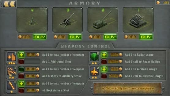 Artillerists — Screenshoty