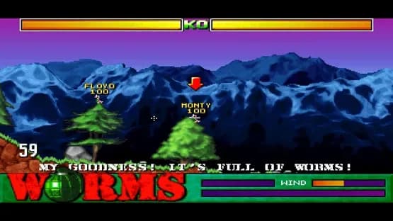 Worms — Screenshoty