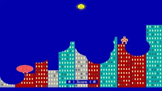 Qbasic Gorillas — Screenshots