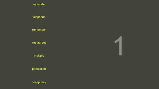 Word Typing Game — Screenshoty