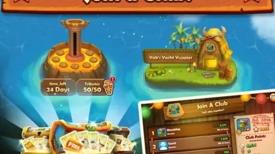 Tiki Solitaire TriPeaks — Screenshoty