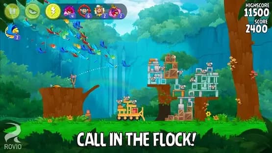 Angry Birds Rio — Screenshoty